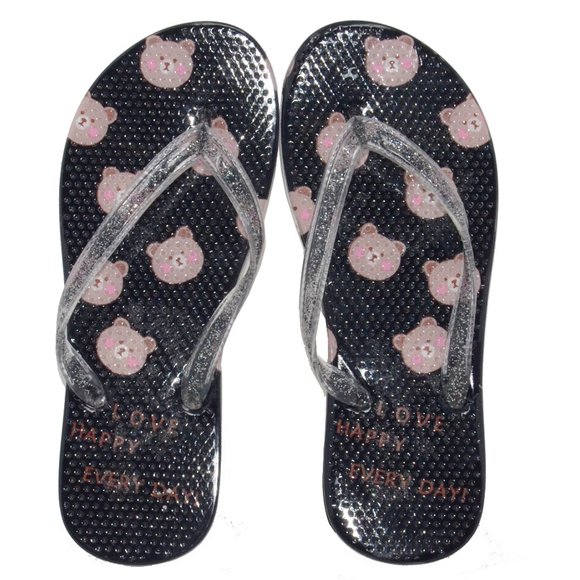 Love Happy Everyday Women's Fashion Summer Beach Flip Flops Slippers Sandals - Picture 1 of 6